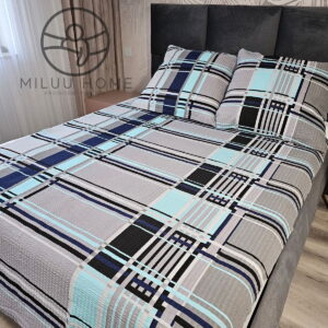 KOMPLET POŚCIELI Z KORY KOŁDRA 140×200 PODUSZKA 70X80 A1163-1 KORA BAWEŁNIANA PRODUCENT