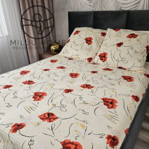 KOMPLET POŚCIELI Z KORY KOŁDRA 140×200 PODUSZKA 70X80 MAKI KORA BAWEŁNIANA PRODUCENT