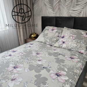 KOMPLET POŚCIELI Z KORY KOŁDRA 160×200 2XPODUSZKA 70X80 WIOSNA KORA BAWEŁNIANA PRODUCENT