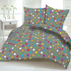 KOMPLET POŚCIELI Z KORY KOŁDRA 140×200 PODUSZKA 70X80 KORA BAWEŁNIANA KÓŁKA KOLOROWE SZARE PRODUCENT