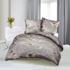 KOMPLET POŚCIELI Z KORY KOŁDRA 180×200 PODUSZKA 2X 70X80 KORA BAWEŁNIANA B028B PRODUCENT