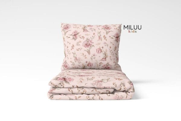 POŚCIEL DZIECIĘCA BAWEŁNIANA KOMPLET KOŁDRA 140X200 PODUSZKA 70X80 BUNNY BAWEŁNA 100% PRODUCENT