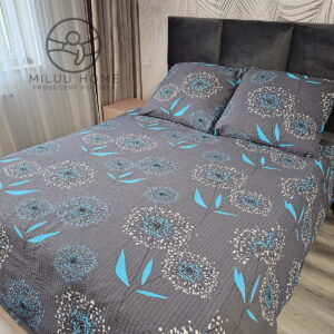 KOMPLET POŚCIELI Z KORY KOŁDRA 180×200 PODUSZKA 2X70X80 DMUCHAWCE KORA BAWEŁNIANA PRODUCENT