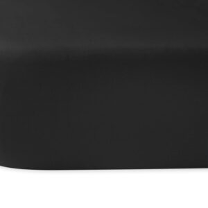 Prześcieradło satyna bawełniana czarny 04000966/200x220
