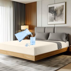 Ochronne prześcieradło z gumką SMARTCEL/70x140/krem 09