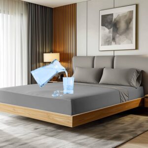 Ochronne prześcieradło z gumką SMARTCEL/90x200/szary 21