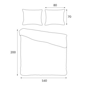 KOMPLET POŚCIEL SATYNA BAWEŁNIANA KOŁDRA 160X200 PODUSZKA 2X70X80 CIZGILI CREAM SATYNOWA PREMIUM