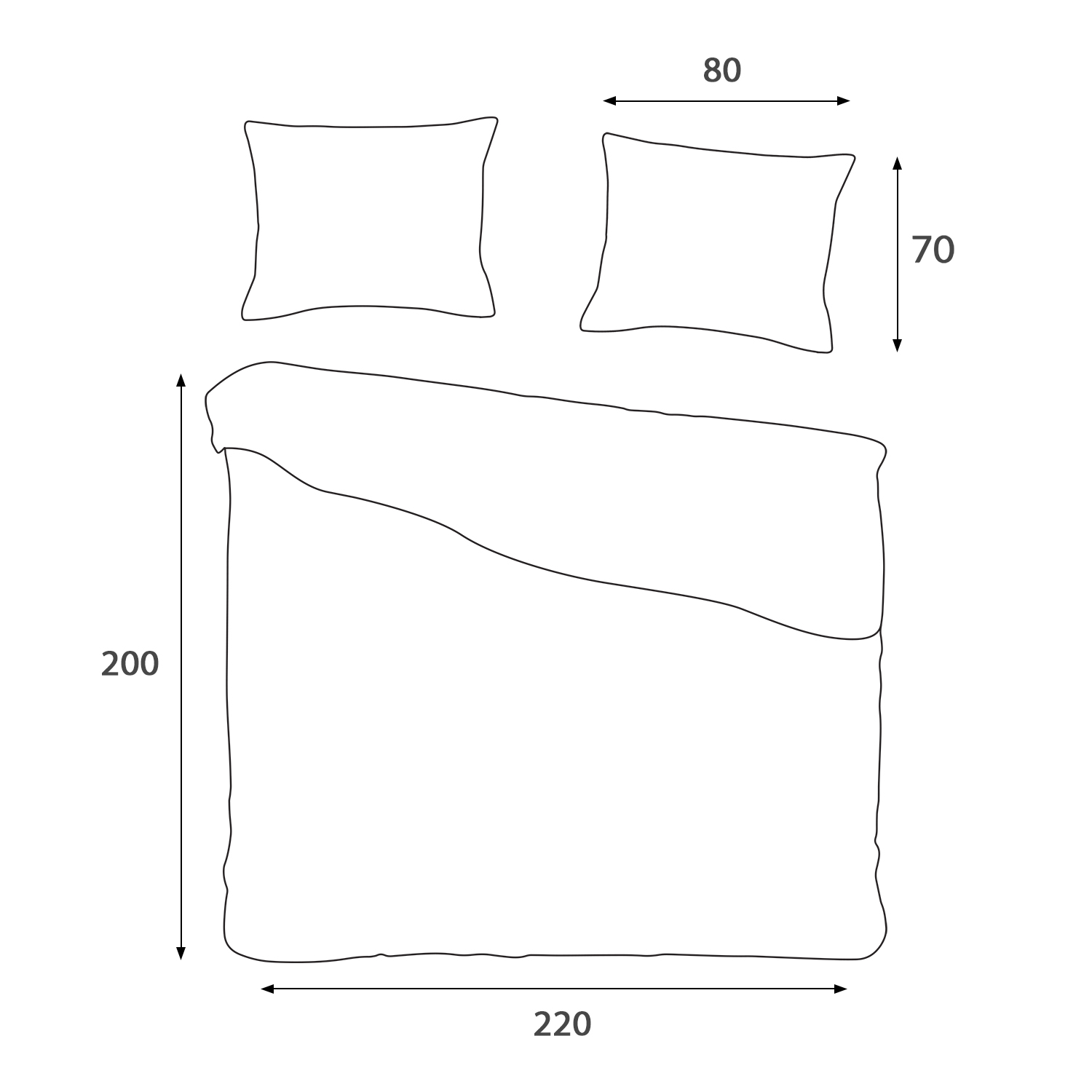 Pościel satyna bawełniana CIZGILI CREAM/220X200 EXCLUSIVE