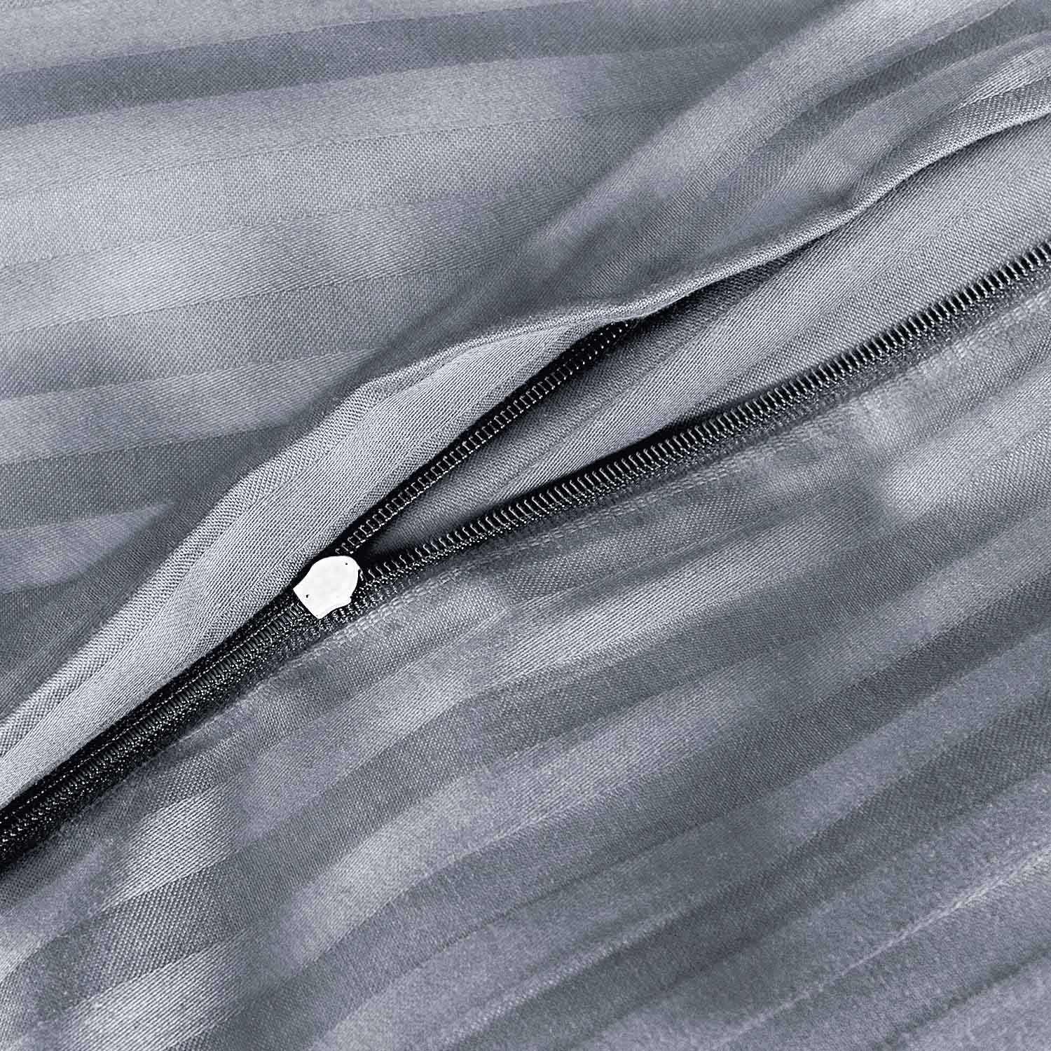 Pościel satyna bawełniana CIZGILI ANTHRACITE/220X200 EXCLUSIVE - obrazek 4