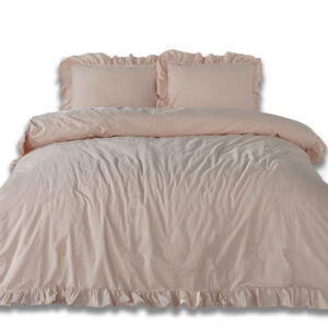 Pościel bawełniana CAMELLO ROSES/220X200(P) STONEWASHED