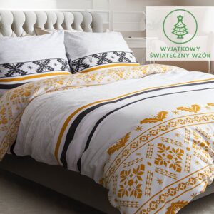 KOMPLET POŚCIEL FLANELOWA KOŁDRA 160X200 PODUSZKA 2X70X80 31492/1 FLANELA BAWEŁNIANA FLANELOVE