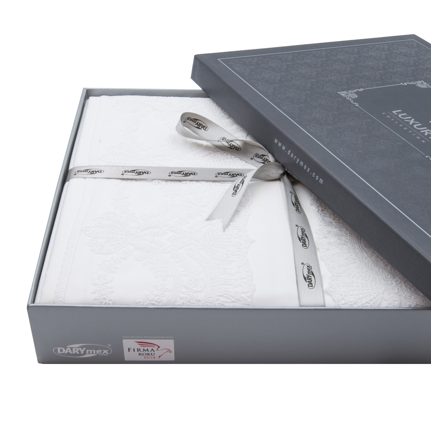 Pościel satyna bawełniana z gipiurą(P) VALINOR 1/160x200 GUIPURE - obrazek 3