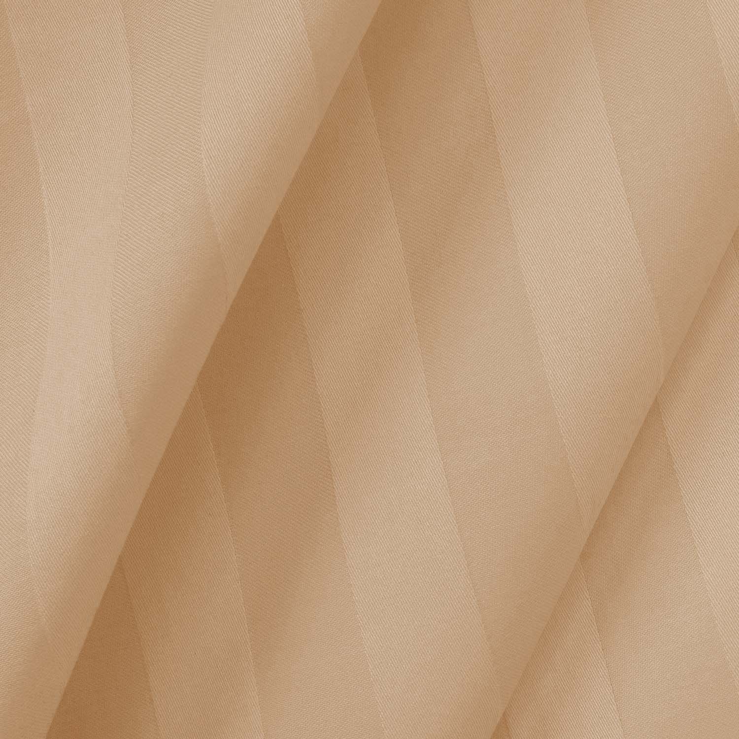 Pościel satyna bambusowo-bawełniana (P) STRIPE BEIGE/160x200 +2x70x80 z listwą +4x40x40 BAMBOO - obrazek 3