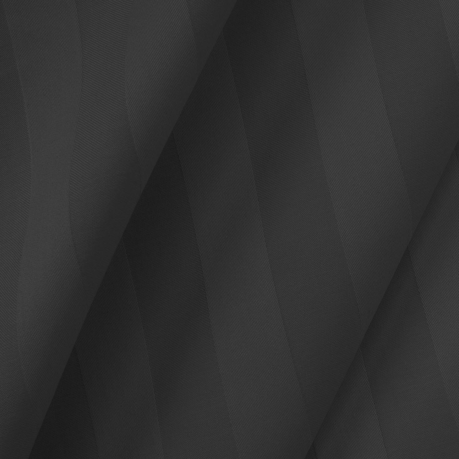 Pościel satyna bambusowo-bawełniana (P) STRIPE BLACK/220x200 +2x70x80 z listwą +4x40x40 BAMBOO - obrazek 2