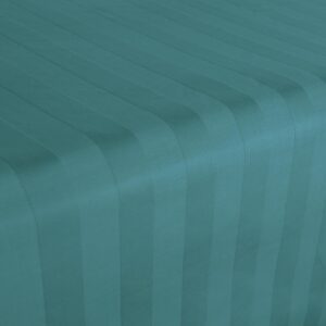 Prześcieradło satyna bambusowo-bawełniana STRIPE SEA TURQUOISE/160x240