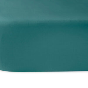 Prześcieradło satyna bawełniana ciemny turkus 042/200x220