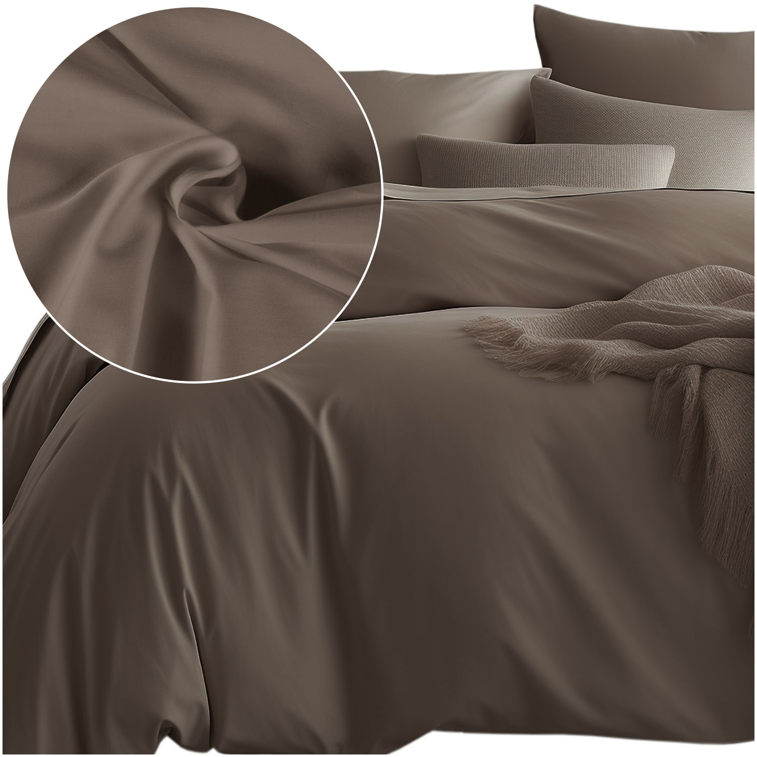 Pościel satyna bawełniana SEPIA 043/140x200+1posz.70x80 - obrazek 2
