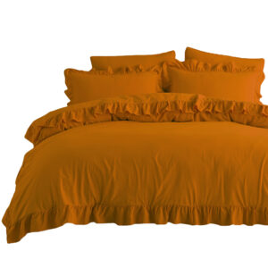 Pościel bawełniana SUDAN BROWN/160x200(P) STONEWASHED