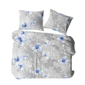 KOMPLET POŚCIELI Z KORY KOŁDRA 160X200 PODUSZKA 2X70X80 1324N KORA BAWEŁNIANA 100% KORALOVE