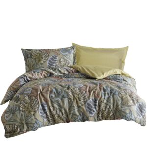 KOMPLET POŚCIEL SATYNA BAWEŁNIANA KOŁDRA 220X200 PODUSZKA 2X70X80 GRETA GREEN SATYNOWA PREMIUM