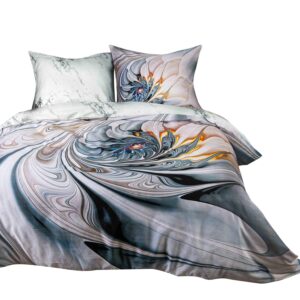 KOMPLET POŚCIEL SATYNA BAWEŁNIANA KOŁDRA 220X200 PODUSZKA 2X70X80 22402 SATYNOWA PREMIUM