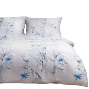 KOMPLET POŚCIEL SATYNA BAWEŁNIANA KOŁDRA 220X200 PODUSZKA 2X70X80 1547/1 SATYNOWA PREMIUM