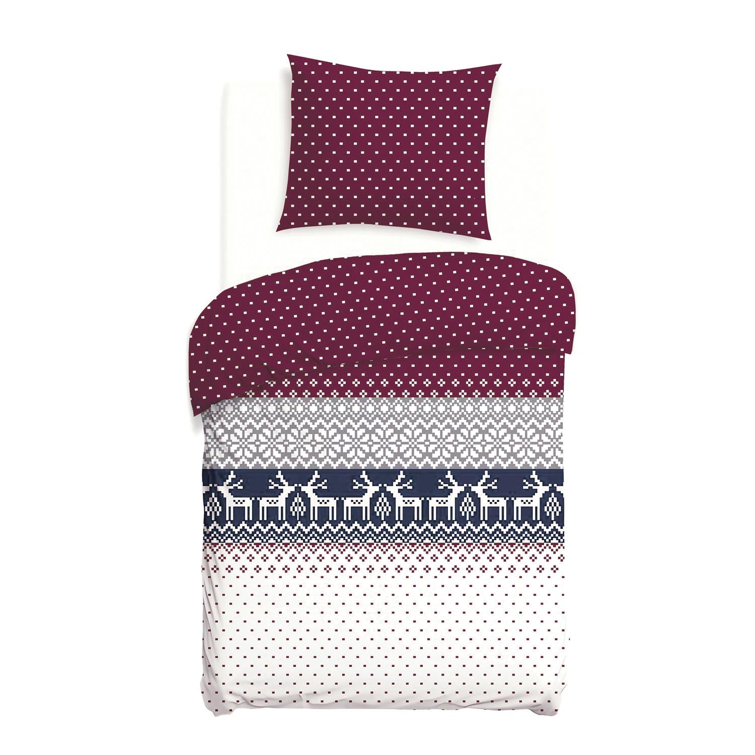 Pościel flanela 31515/1/140x200+1posz.70x80 FLANELOVE