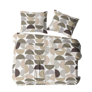 KOMPLET POŚCIELI Z KORY KOŁDRA 160X200 PODUSZKA 2X70X80 1658N KORA BAWEŁNIANA 100% KORALOVE