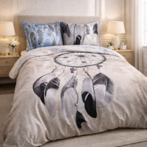 KOMPLET POŚCIEL SATYNA BAWEŁNIANA KOŁDRA 160X200 PODUSZKA 2X70X80 22406 SATYNOWA PREMIUM