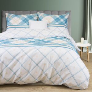 KOMPLET POŚCIEL BAWEŁNIANA KOŁDRA 220X200 PODUSZKA 2X70X80 71466/1 BAWEŁNA 100% COTTONLOVE