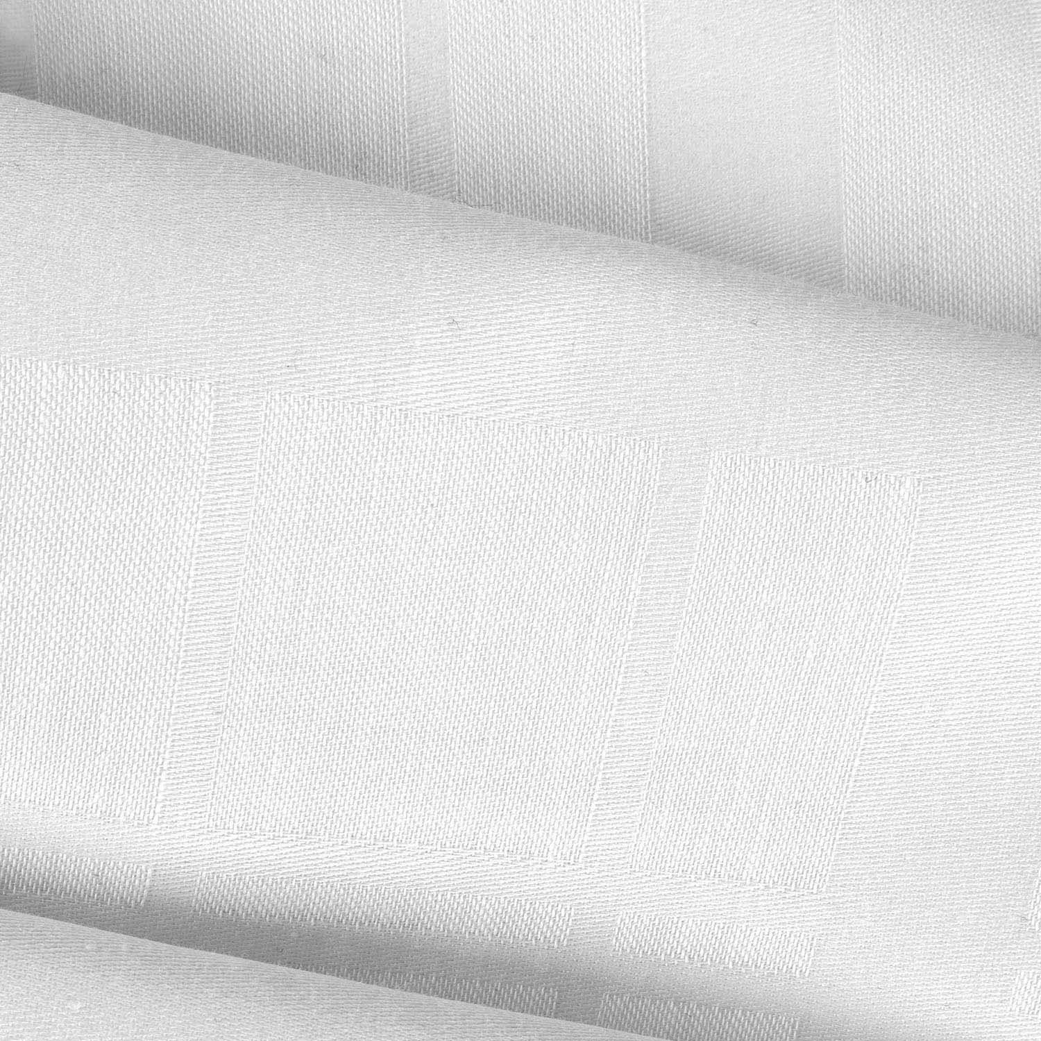 KOMPLET POŚCIEL SATYNA BAWEŁNIANA KOŁDRA 160X200 PODUSZKA 2X70X80 MARSELA WHITE SATYNOWA PREMIUM - obrazek 4