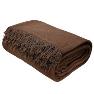 Koc T Bawełniany/BA885/150x200 brąz