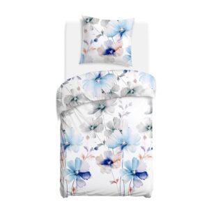 Pościel satyna bawełniana 1557/1/140x200+1posz.70x80 SATYNLOVE