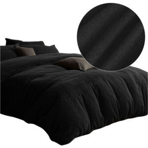 Pościel frotte czarny 27/200x220