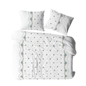 KOMPLET POŚCIELI Z KORY KOŁDRA 160X200 PODUSZKA 2X70X80 29N KORA BAWEŁNIANA 100% KORALOVE