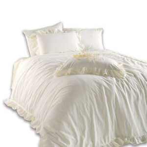 Pościel bawełniana SNOW WHITE/220X200(P) STONEWASHED