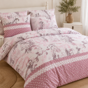 KOMPLET EKSKLUZYWNEJ POŚCIELI Z SATYNY BAWEŁNIANEJ 220X200 +2X PODUSZKA 70X80 SATYNA LUX 100% BAWEŁNA