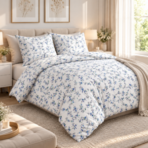 KOMPLET POŚCIEL FLANELOWA KOŁDRA 160×200 PODUSZKA 2X70X80 1127 FLANELA BAWEŁNIANA PRODUCENT
