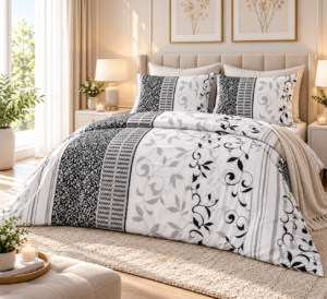 KOMPLET POŚCIEL FLANELOWA KOŁDRA 160×200 PODUSZKA 2X70X80 1260 FLANELA BAWEŁNIANA PRODUCENT