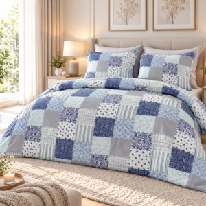 KOMPLET POŚCIEL FLANELOWA KOŁDRA 160×200 PODUSZKA 2X70X80 1544 FLANELA BAWEŁNIANA PRODUCENT