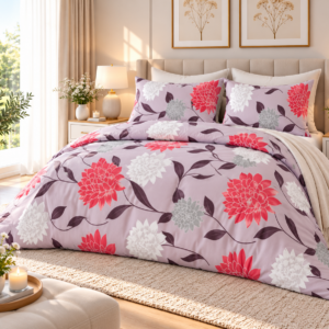 KOMPLET POŚCIEL FLANELOWA KOŁDRA 160×200 PODUSZKA 2X70X80 628 FLANELA BAWEŁNIANA PRODUCENT