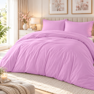 KOMPLET POŚCIEL FLANELOWA KOŁDRA 180×200 PODUSZKA 2X70X80 FLANELA WRZOSOWA BAWEŁNIANA PRODUCENT
