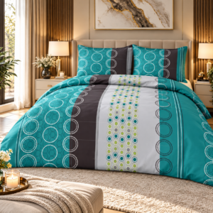 KOMPLET POŚCIEL FLANELOWA KOŁDRA 220×200 PODUSZKA 2X70X80 1238 FLANELA BAWEŁNIANA PRODUCENT