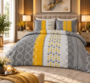 KOMPLET POŚCIEL FLANELOWA KOŁDRA 220×200 PODUSZKA 2X70X80 1417 FLANELA BAWEŁNIANA PRODUCENT