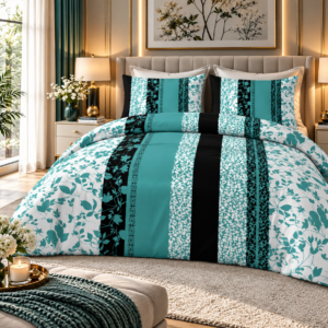 KOMPLET POŚCIEL FLANELOWA KOŁDRA 220×200 PODUSZKA 2X70X80 1426 FLANELA BAWEŁNIANA PRODUCENT