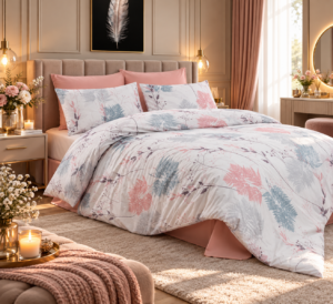 KOMPLET POŚCIEL FLANELOWA KOŁDRA 220×200 PODUSZKA 2X70X80 DELUXE MILANO73 FLANELA BAWEŁNIANA PRODUCENT
