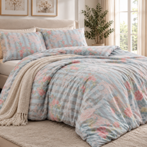 KOMPLET POŚCIEL FLANELOWA KOŁDRA 220×200 PODUSZKA 2X70X80 DELUXE MILANO48 FLANELA BAWEŁNIANA PRODUCENT