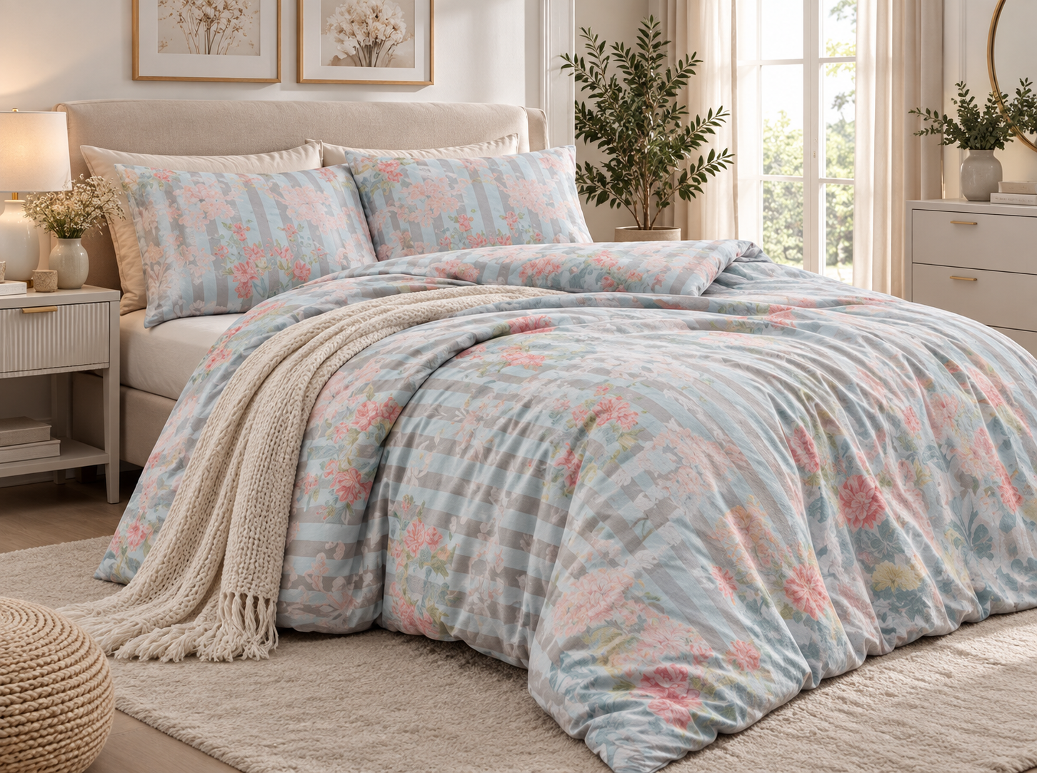 KOMPLET POŚCIEL FLANELOWA KOŁDRA 220×200 PODUSZKA 2X70X80 DELUXE MILANO48 FLANELA BAWEŁNIANA PRODUCENT