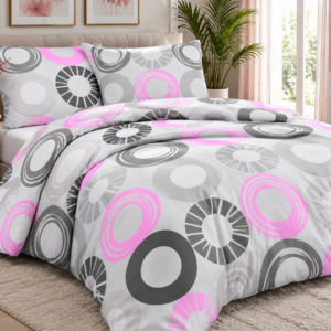 KOMPLET POŚCIEL FLANELOWA KOŁDRA 220×200 PODUSZKA 2X70X80 RS025-4 FLANELA BAWEŁNIANA PRODUCENT
