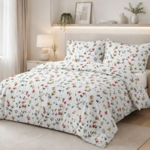 KOMPLET POŚCIELI Z KORY KOŁDRA 160×200 2X PODUSZKA 70X80 A1138 A1147 GUZIK KORA BAWEŁNIANA PRODUCENT